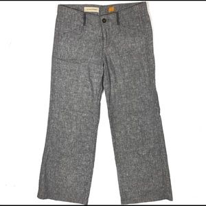 Anthropologie Pilcro Linen Wide Leg Trouser